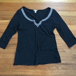 Old Navy black tunic size M